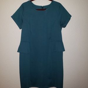 Teal Mossimo XXL peplum dress